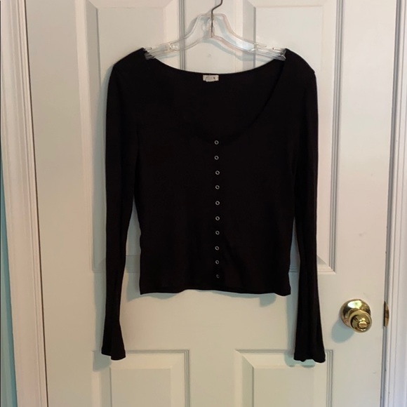 Garage Tops - Black long sleeve shirt